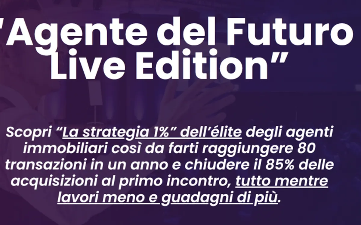 Agente del Futuro Live Edition – Simone Rossi