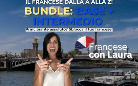 Bundle Base + Intermedio – Francese con Laura