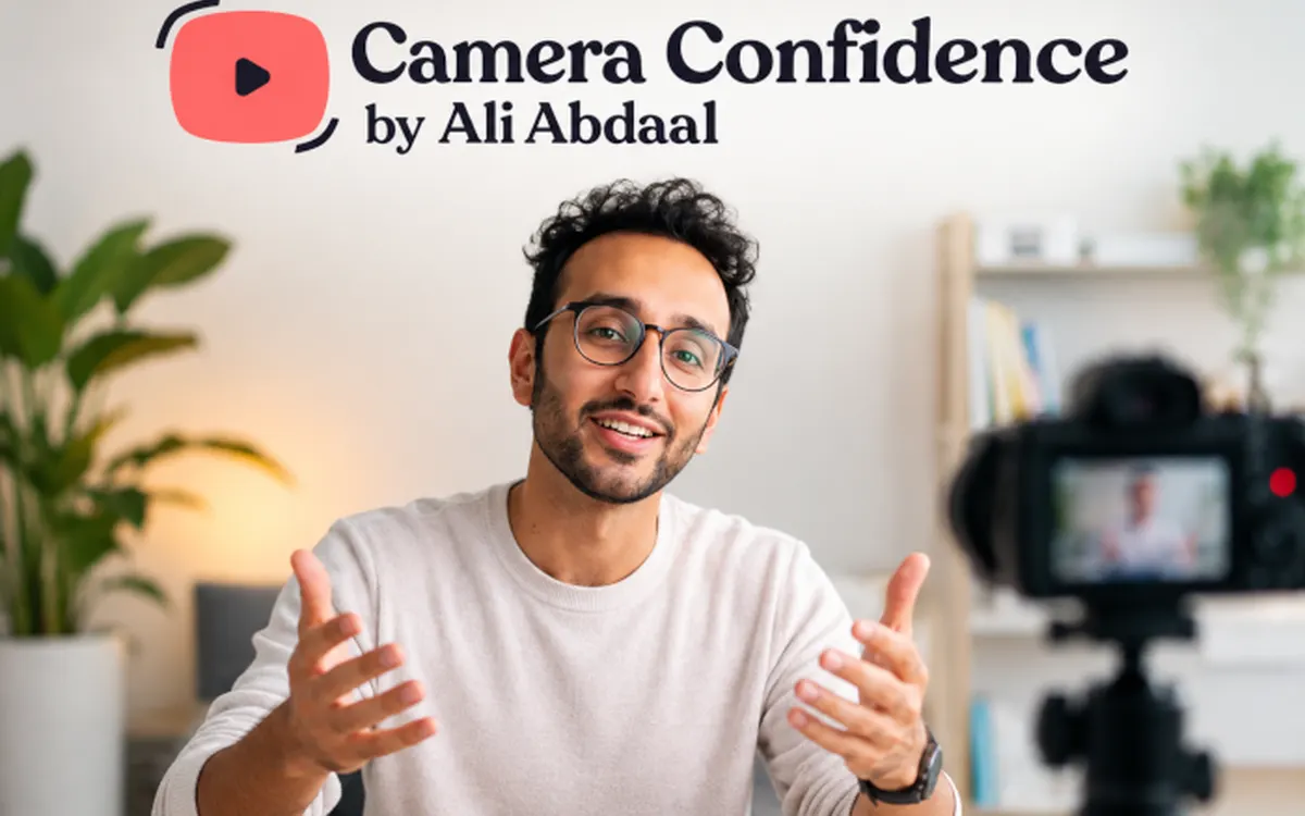 Camera Confidence Masterclass – Ali Abdaal