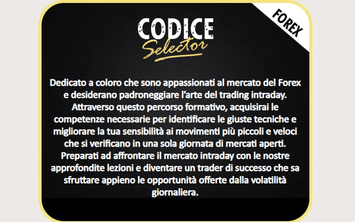 Codice Selector MASTER – Maxx Mereghetti