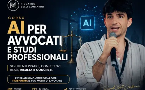 Corso AI per Avvocati e Studi Professionali – Riccardo Belli Contarini