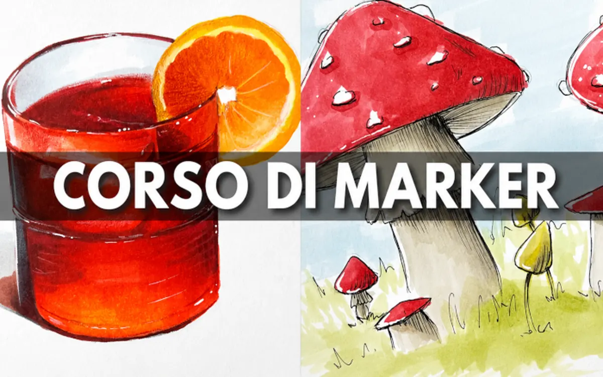 Corso di Disegno con i Marker – Mitch Sanna