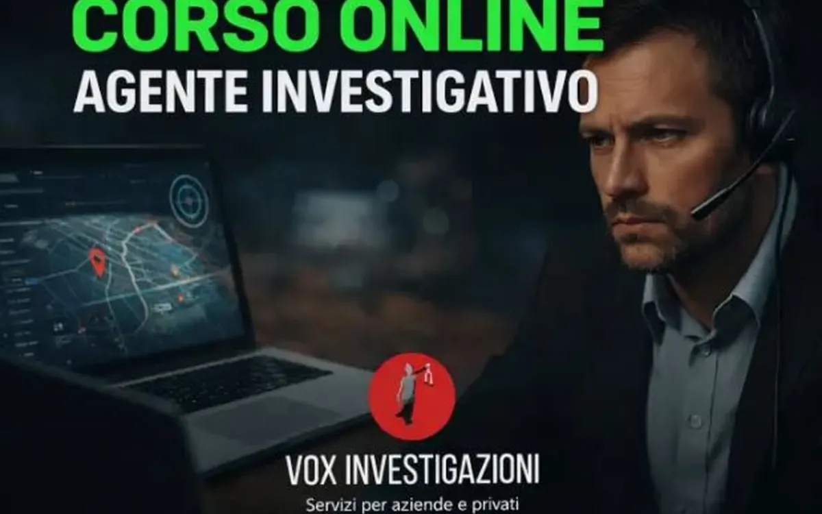 Corso Online Agente Investigativo – Vox Investigazioni
