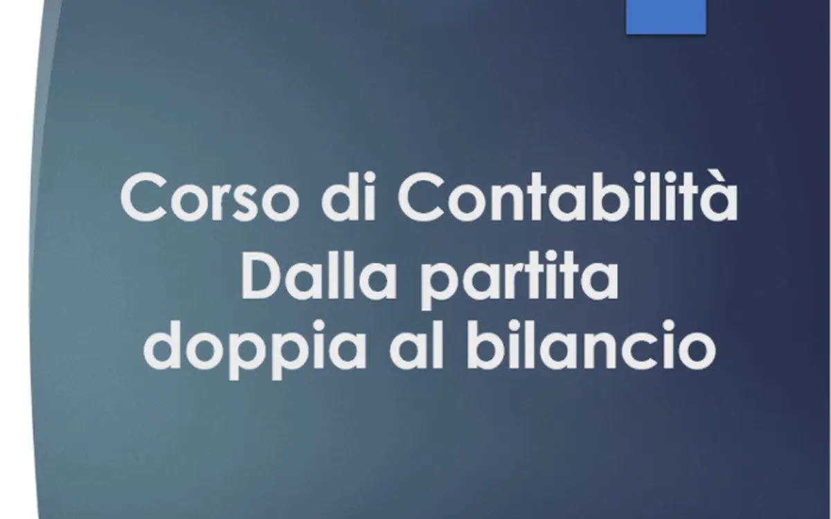 Dalla Partita Doppia al Bilancio – Giovanni Trizza