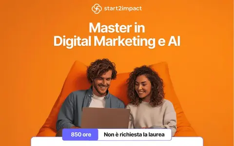 Master in Digital Marketing e AI – start2impact
