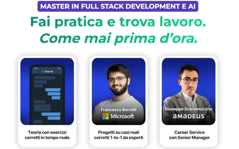 Master in Full Stack Development e AI – start2impact