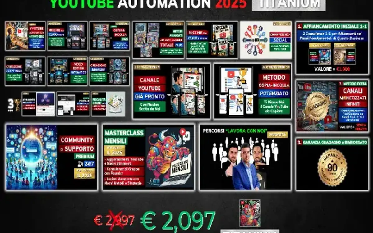 Miglior Business YouTube Automation 2025 TITANIUM – Mirco Delfino