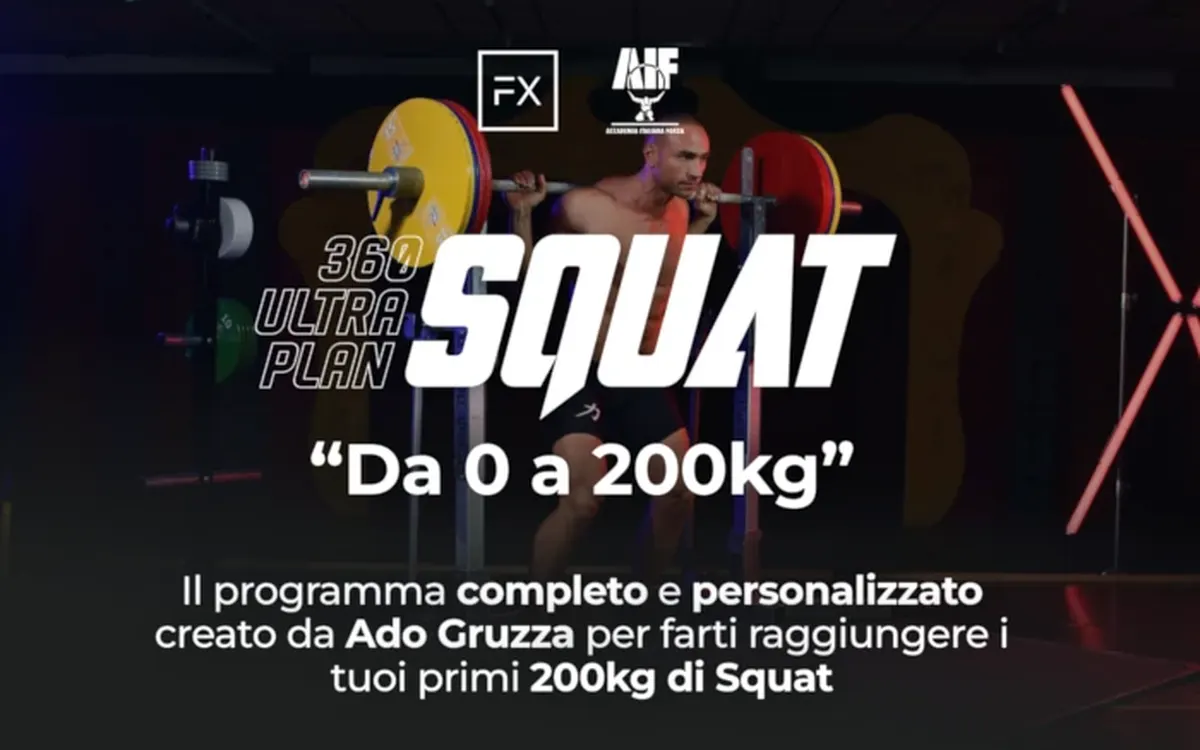 Squat (da 0 a 200kg) – FitnessX
