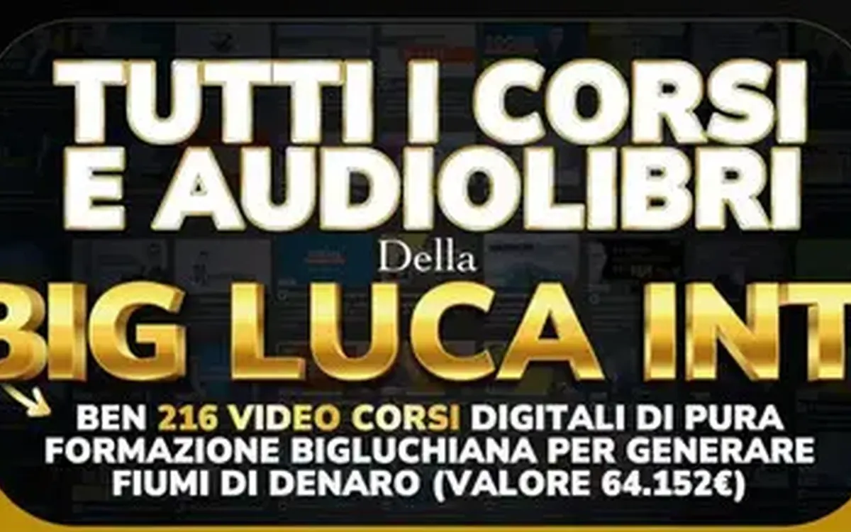 Tutti i corsi di Katanga – Big Luca