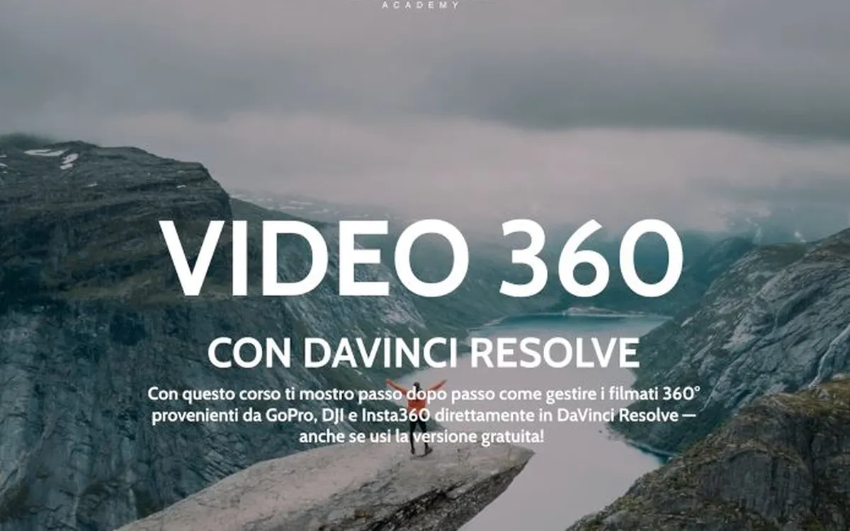 Video 360 con DaVinci Resolve – Alessio Furlan